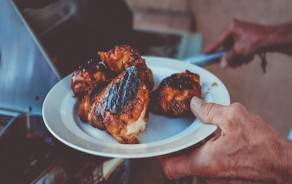 Rôti porc pour BBQ mariné sauce barbecue