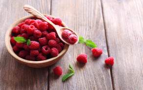 Organic raspberries