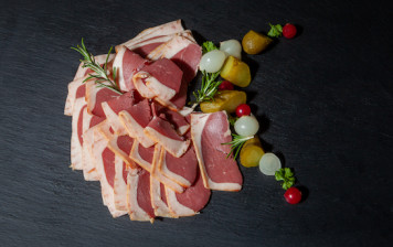 Smoked duck breast (magret)...