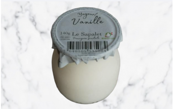 Bio-Vanillejoghurt Le Sapalet