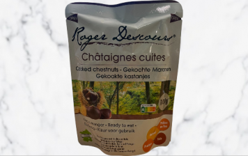 Châtaignes cuites prêtes à...